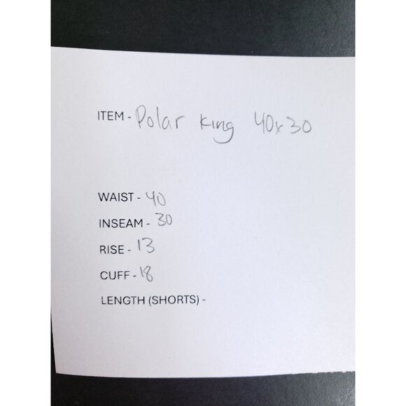 Polar King Flannel Lined Mens Jeans Size 40x30 Light Wash Straight Leg - Picture 9 of 10